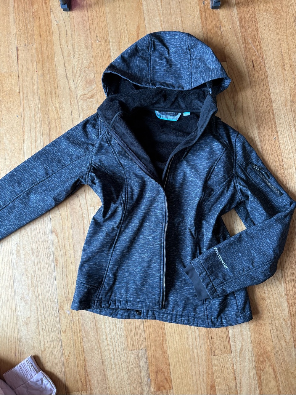 KHooded Active Jacket - Black Heather